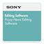 Picture of Sony Proxy News Editing Software